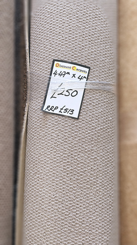 Solent Southwold wool carpet remnant in stock