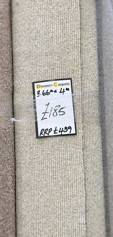 Victoria Tradition Reed 100% wool carpet remnant in stock